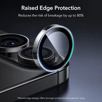 ESR Armorite kameros dangtelis iPhone 16 / 16 Plus / 17 - skaidrus