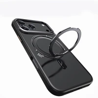 Tech-Protect MagRing Magnetinis dėklas telefonui iPhone 17 Pro Max - Matinis juodas