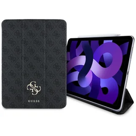 Guess GUFC11RM24PS4SGK iPad Air 11" 2024 juodas/juodas Magnetinis 4G Didelis Logotipas