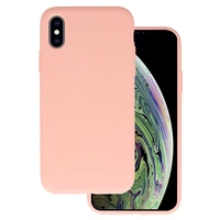 Dėklas telefonui Iphone X/XS silikoninis lengvas persikinis