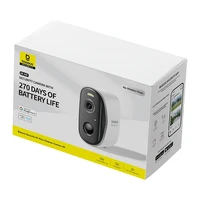 Baseus Security N1 Plus 2K lauko kamera – Balta