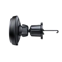 Tech-Protect MM15W-V4 automobilinis telefono laikiklis su MagSafe 15W indukciniu įkrovikliu, tvirtinamas prie oro angos - juodas