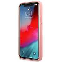 Guess GUHCP12LLSPEWPI iPhone 12 Pro Max 6.7" rožinis/rožinis kietas dėklas Peony kolekcija