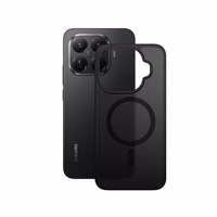 Crong Hybrid Matte Magnetic - Xiaomi 15T Pro MagSafe dėklas (juodas)