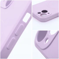 SILICONE MAG COVER dėklas telefonui, suderinamas su MagSafe, IPHONE 13 Mini rožinis