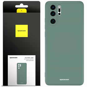 Spacecase silikoninis dėklas Huawei P30 Pro tamsiai žalias