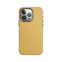 Uniq Lyden DS iPhone 15 Pro Max 6.7" Magnetinis įkrovimo dėklas geltona-pilka/kanarėlių geltona-titnago pilka