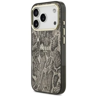 Guess Python Pattern Magnetinis dėklas iPhone 17 Pro (m) - rudas