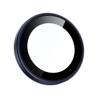Benks grūdintas stiklas DR Sapphire Lens Protector kamerai iPhone 17 Pro/17 Pro Max (3 lęšiai) mėlynas