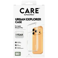 CARE by PanzerGlass Flagship Urban Explorer dėklas su permatomu rėmeliu iPhone 17 Pro - permatomas