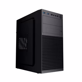 Gembird Mini-tower kompiuterio dėklas Fornax K300, Micro-ATX, 2x USB 3.0 + 2x USB 2.0, juodas