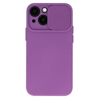 Dėklas telefonui Camshield Soft iPhone 14 Pro Max violetinis (m)