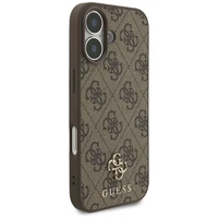 GUESS dėklas telefonui IPHONE 17, suderinamas su MagSafe GUHMP17SP4SM4MW (PU 4G Small 4G ir Classic), rudas
