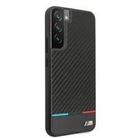 Dėklas telefonui BMW M Collection Triangles Case Samsung Galaxy S22+ - juodas