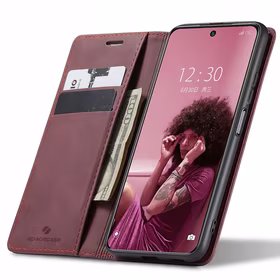 Spacecase piniginės dėklas Redmi Note 10 Pro raudonas
