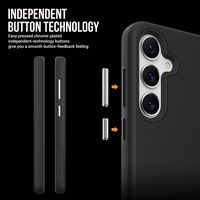 Dėklas Perfectionists Triangle Case Samsung S921 S24/S931 S25 juodas