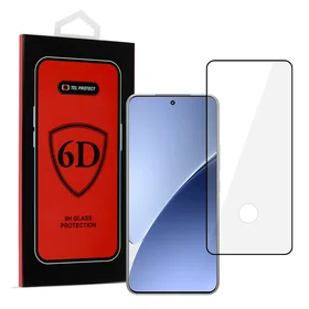 Tel Protect Full Glue 6D Apsauginis stiklas XIAOMI 15 PRO juodas