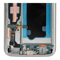 FixCell ekranas LCD SAMSUNG S7 su rėmeliu auksinis (refurb)