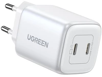 Įkroviklis Ugreen CD294 45W GaN 2xUSB-C baltas