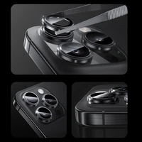 Benks Grūdintas stiklas Glass Warrior Objektyvo Apsauga kamerai Iphone 16/16 Plus (2 objektyvai) pilka