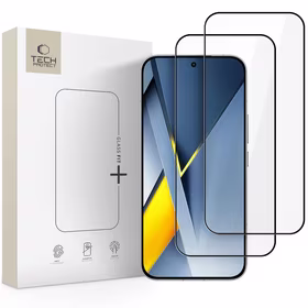 Tech-Protect Glass Fit+ 2 vnt., skirtas Xiaomi Poco F8 Pro Ultra - juodas