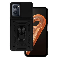 Dėklas telefonui Slide Camera Armor Realme 9i juodas