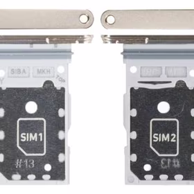 SIM kortelės laikiklis Samsung S921 S24/S926 S24 Plus Dual Amber Yellow originalus (service pack)