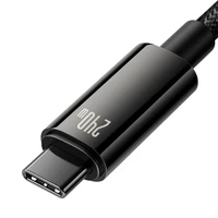 Baseus kabelis Tungsten PD USB-C - USB-C 3,0m juodas 240W