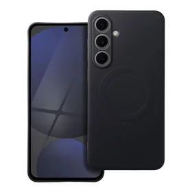 SILIKONINIS MAGNETINIS DĖKLAS suderinamas su MagSafe SAMSUNG S24 FE juodas