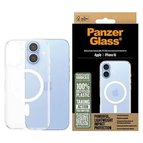 PanzerGlass HardCase dėklas telefonui iPhone 16 6.1" baltas MagSafe 1291