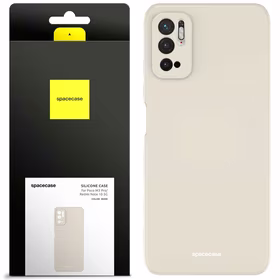 Spacecase silikoninis dėklas Poco M3 Pro/Note 10 5G kaulo spalvos