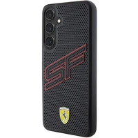 Ferrari Big SF Perforated dėklas telefonui Samsung Galaxy S24 - juodas