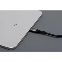 FORCELL F-ENERGY C259 kabelis Type C į Lightning PD 3A 27W Cafule 0,25 m juodas