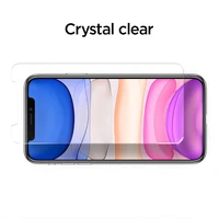 Spigen ALM Glass FC grūdintas stiklas iPhone 11 / XR - juodas