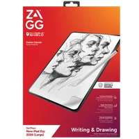 ZAGG InvisibleShield Fusion Canvas antibakterinė apsauginė plėvelė, imituojanti popierių, skirta "iPad Pro 13" 2024