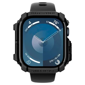 Spigen Rugged Armor dėklas Apple Watch 10 (42mm) - juodas