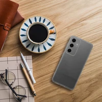 Permatomas 1,5 mm GRID dėklas telefonui SAMSUNG S24 Plus