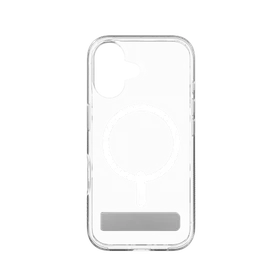 ZAGG Crystal Palace Snap dėklas telefonui su stovu MagSafe iPhone 16 Pro - skaidrus