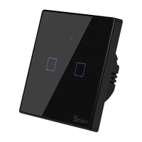 Jutiklinis šviesos jungiklis WiFi + RF 433 Sonoff T3 EU TX (2 kanalai)