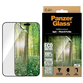 PanzerGlass MATRIX apsauginis stiklas iPhone 16 Pro Max 6.9" itin platus 2872