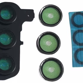 Samsung S931 S25 kameros stikliukas su rėmeliu Black ORG