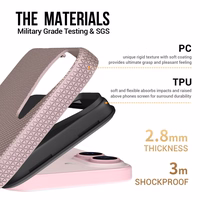 Dėklas Perfectionists Triangle Mag Case Apple iPhone 13/14 rožinio aukso