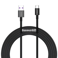 USB kabelis Baseus Superior iš USB į Type-C 66W 2.0m juodas CATYS-A01