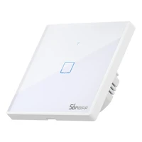 Išmanusis jungiklis WiFi + RF 433 Sonoff T2 EU TX (1 kanalas) atnaujintas