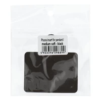 Įdėklas telefonui pakabukui / vidutinio minkštumo - juodas