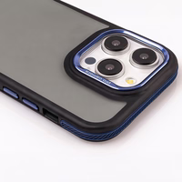 Crystal juodas dėklas for Xiaomi Redmi Note 14 5G (Global) mėlynas