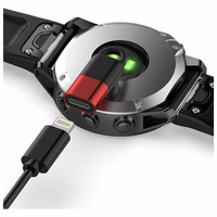 Adapteris Lightning Beline laikrodžių įkrovimui Garmin raudonas