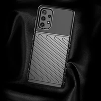 Thunder Case lankstus tvirtas tvirtas dėklas TPU dėklas telefonui Samsung Galaxy A72 4G mėlynas