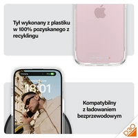 PanzerGlass kietas dėklas su D3O ir karinės klasės sertifikatu iPhone 15/14/13 - permatomas