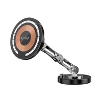 "Tech-Protect" MM15W-V8 magnetinis laikiklis prietaisų skydeliui su "MagSafe 15W" - juodas